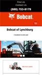 Mobile Screenshot of bobcatoflynchburg.com
